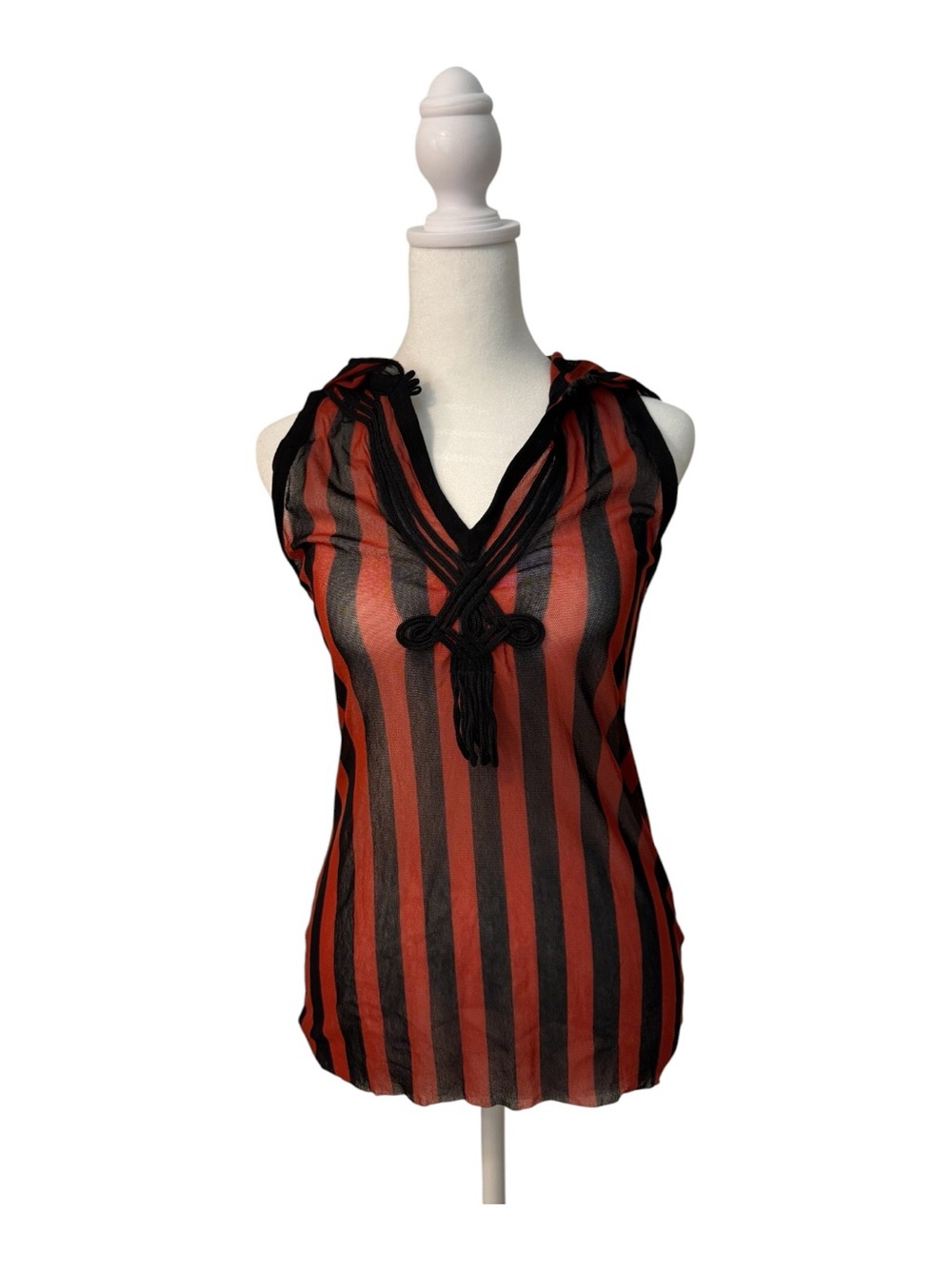 Rare vintage Jean Paul Gaultier Soleil mesh top - Picture 3 of 6